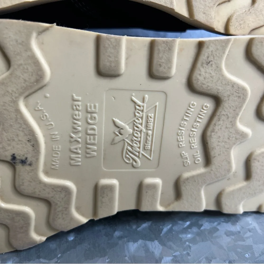 Thorogood American Heritage 6" Safety Toe Work Boot Max Wear Wedge Brown Leather - Picture 12 of 16